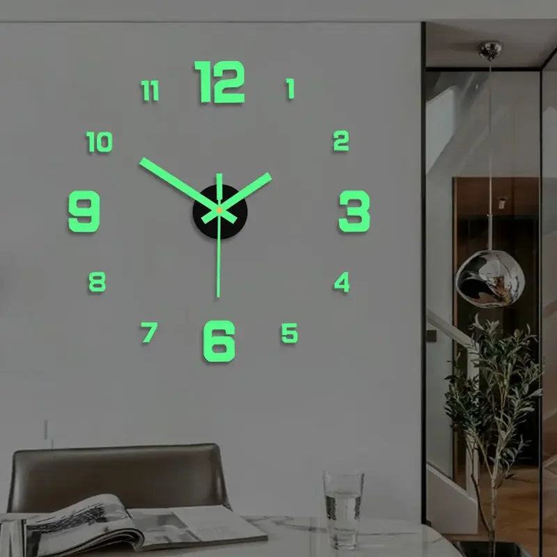 Luminous Dreams: The Stylish 3D Wall Clock