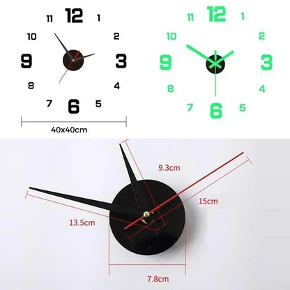 Luminous Dreams: The Stylish 3D Wall Clock